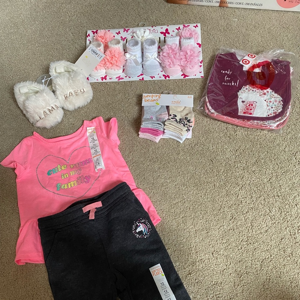 Baby girl size 12 months clothing